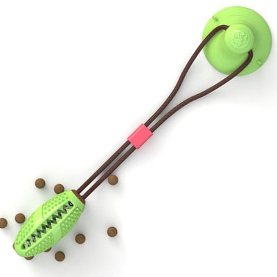 Pet Dog Toys Silicon Suction Cup Tug dog toy Dogs Push Ball Toy Pet Tooth Cleaning Dog Toothbrush for Puppy large Dog Biting Toy-2