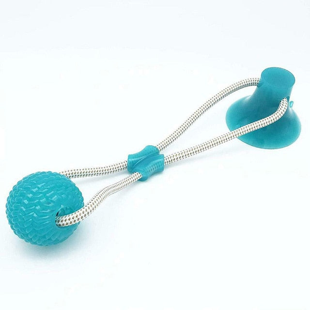Pet Dog Toys Silicon Suction Cup Tug dog toy Dogs Push Ball Toy Pet Tooth Cleaning Dog Toothbrush for Puppy large Dog Biting Toy-3